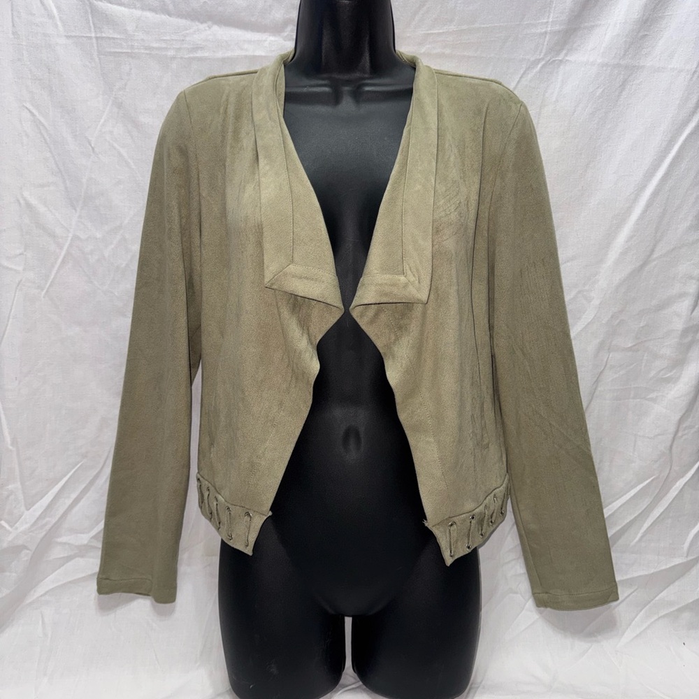 BKE Sage Green/Tan Women's Blazer